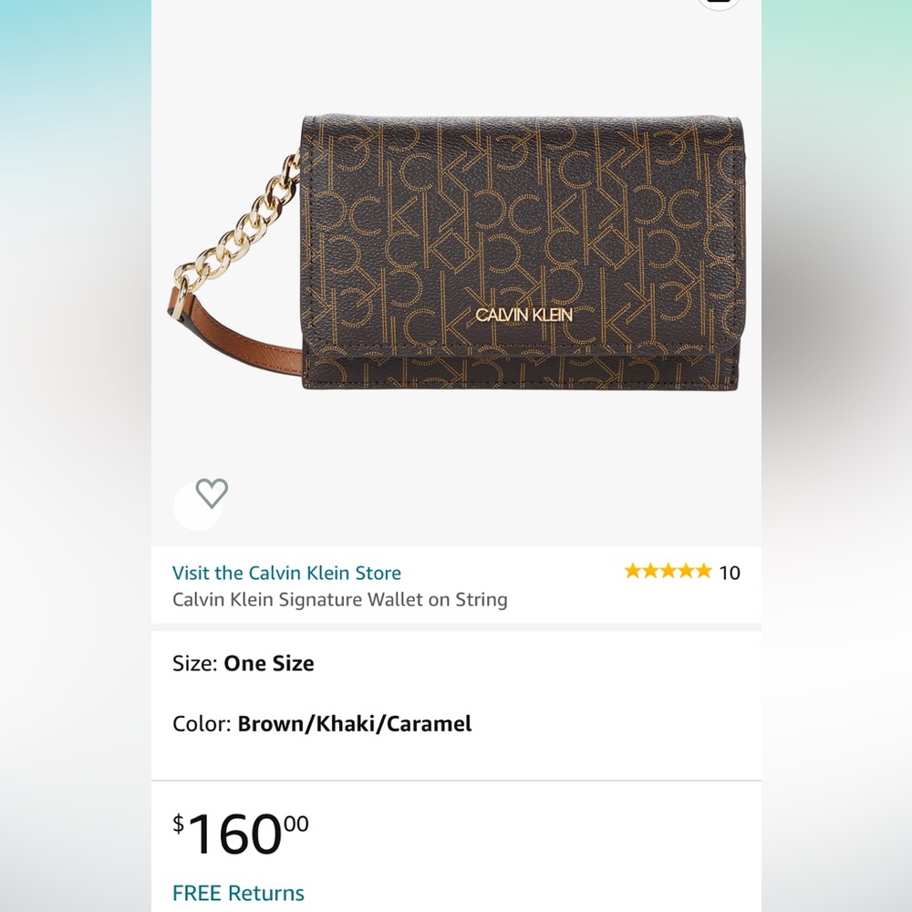 Calvin Klein Signature Wallet On String - image 2